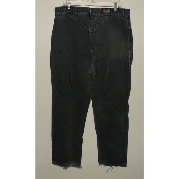 Vintage Ozark Mountain Women’s Straight Fit Jeans 36 x 30 Faded Black High Waist - Picture 4 of 6